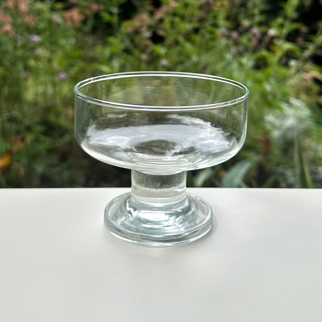 Vintage Glass Dessert Bowl
