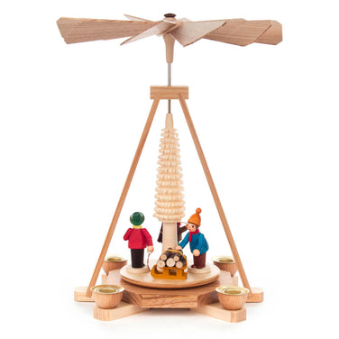 Rotating Pyramid Woodland People