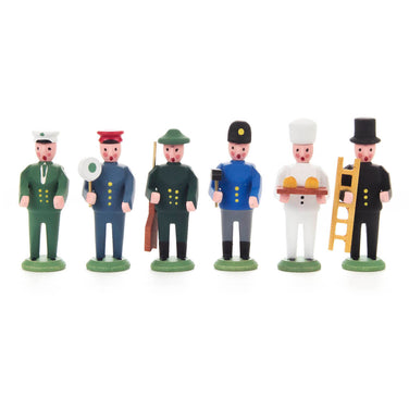 Miniature Group of Six Professions