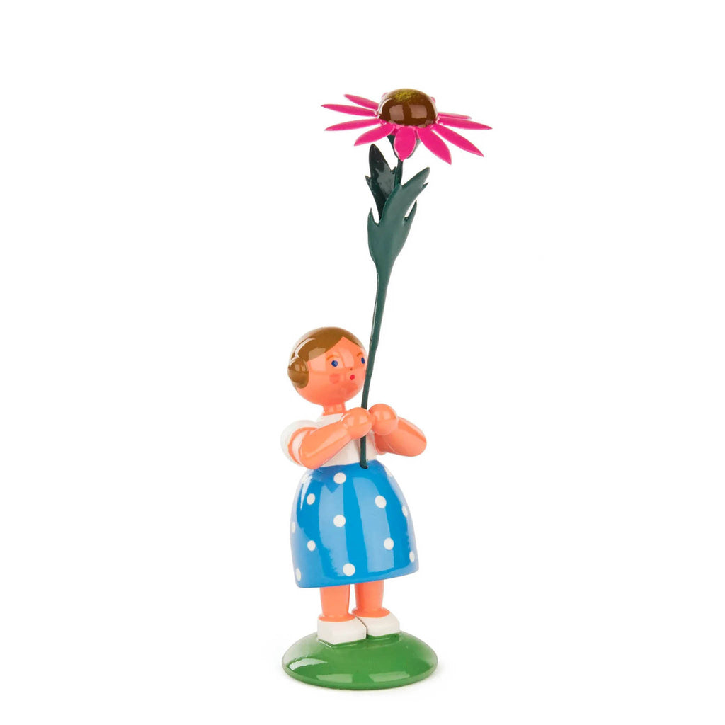 Flower Girl with Echinacea