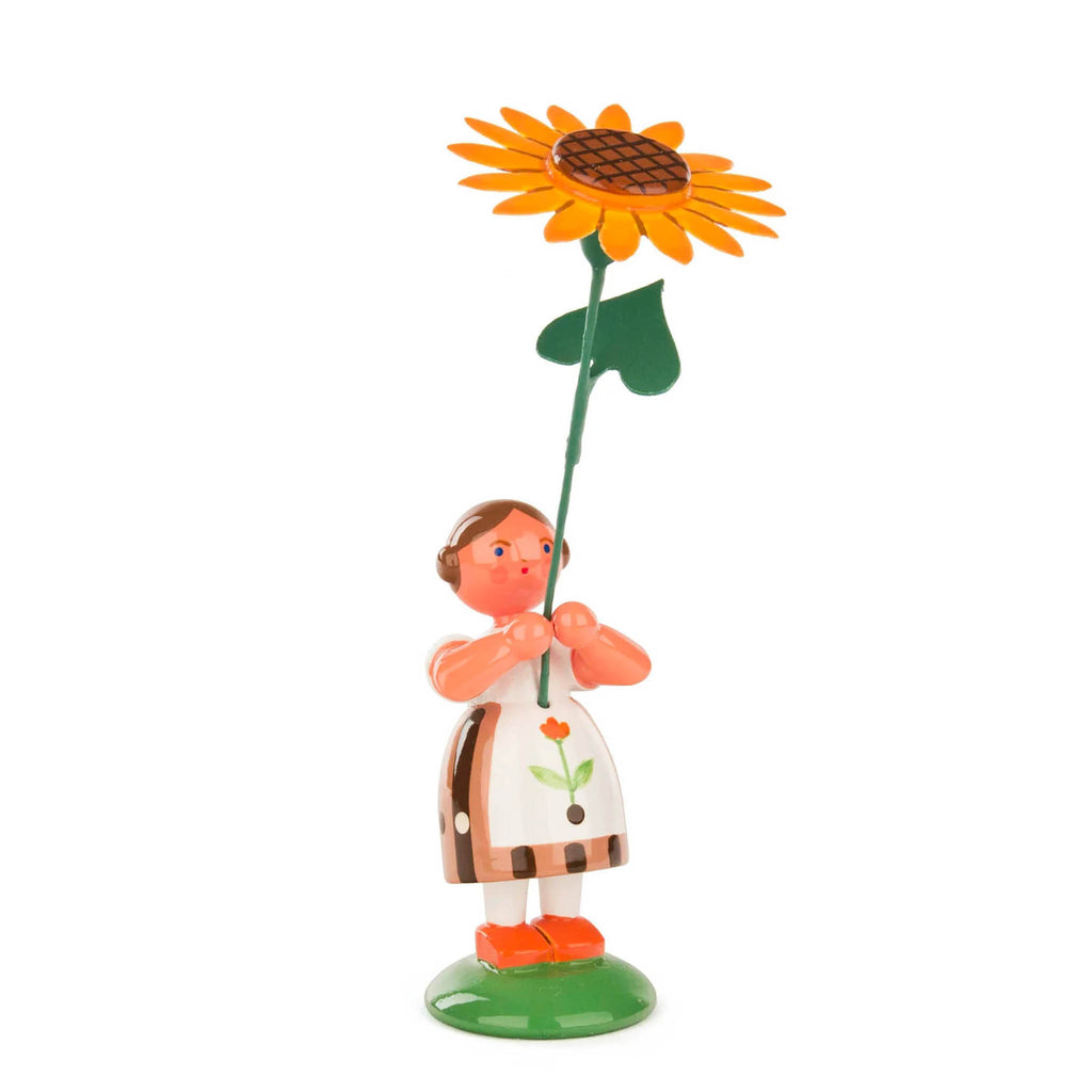 Flower Girl with Sunflower