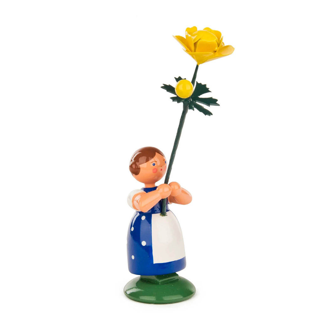 Flower Girl with Trollius