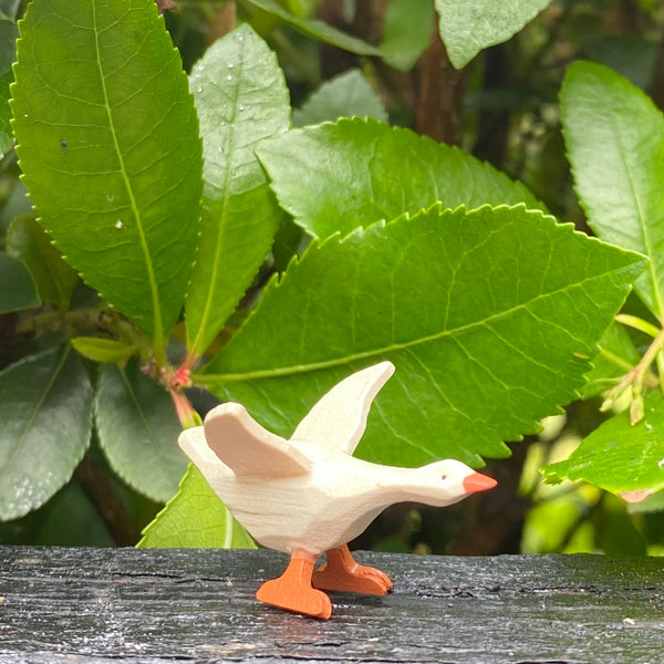 Miniature Wooden Goose