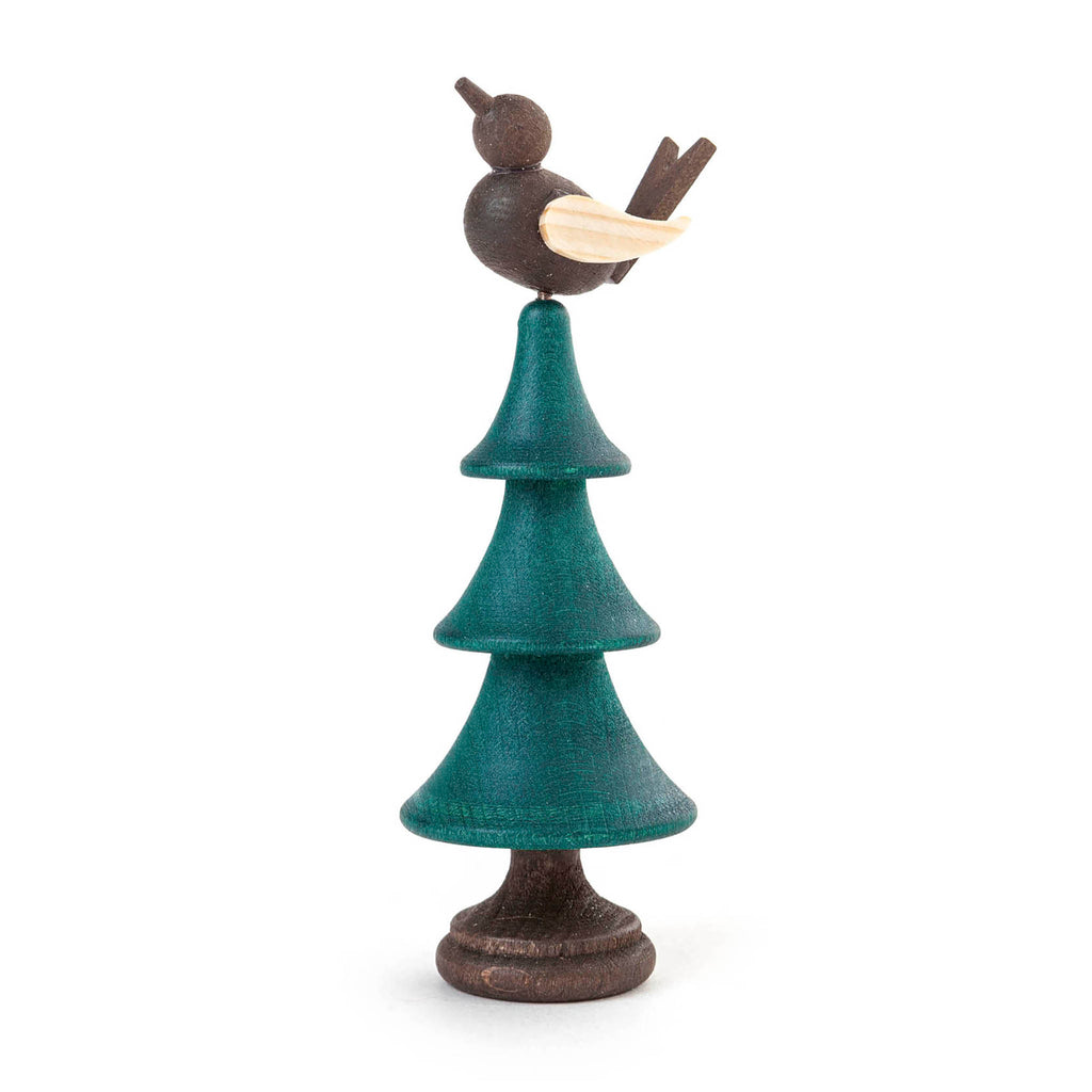 Little Fir Tree with Songbird