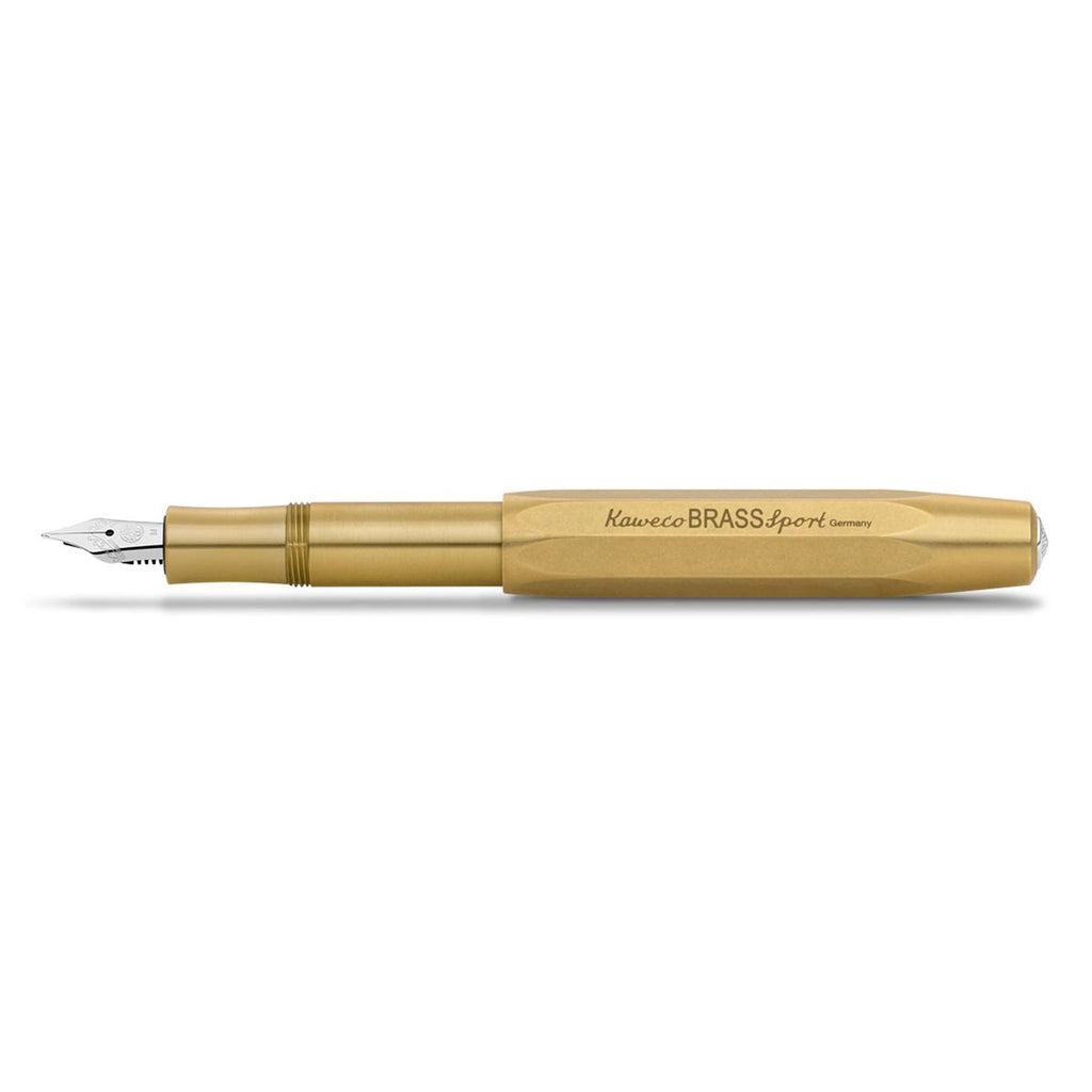 Brass Kaweco Sport Fountain Pen