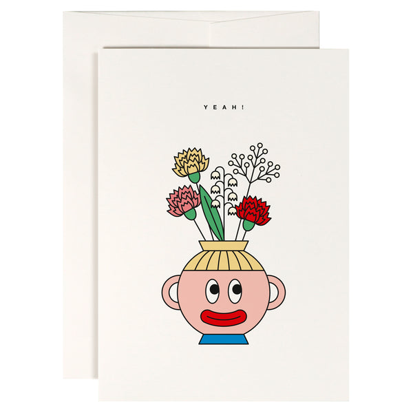 50% OFF Flower Head Card
