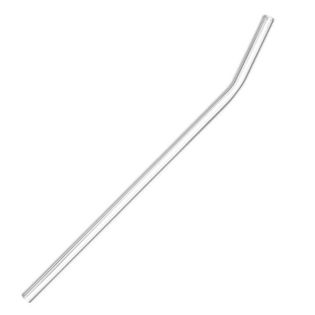 6 Bent Glass Straws