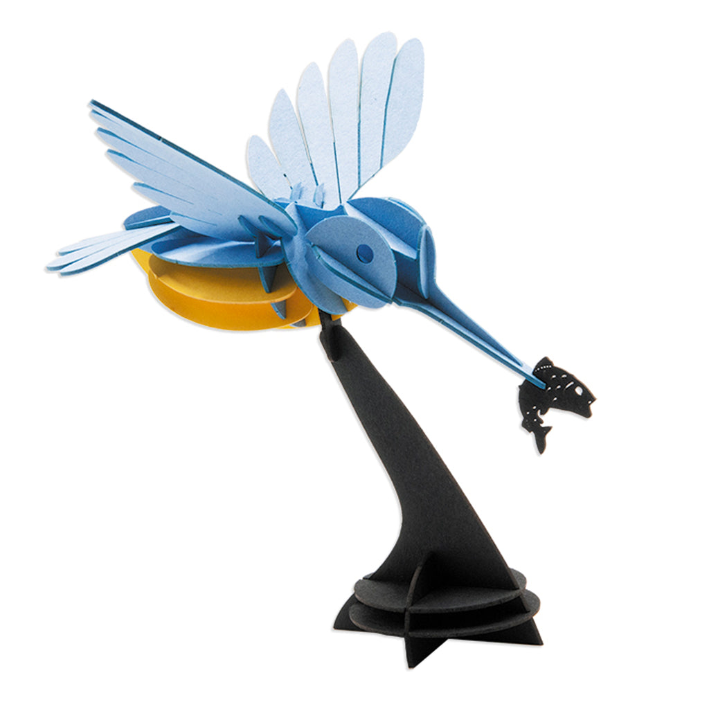 3D Paper Kingfisher