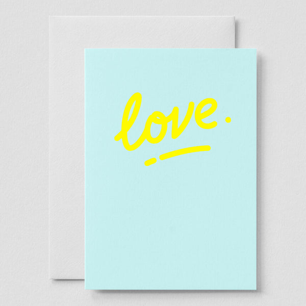 50% OFF Neon Love Card