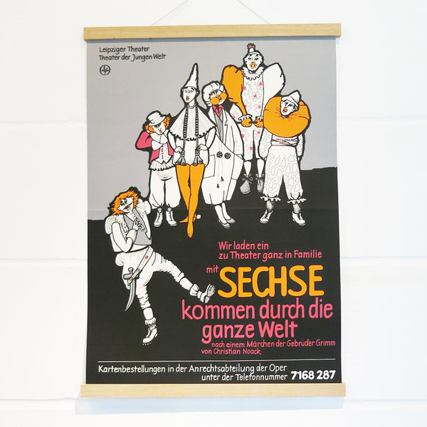 Sechse kommen durch die ganze Welt