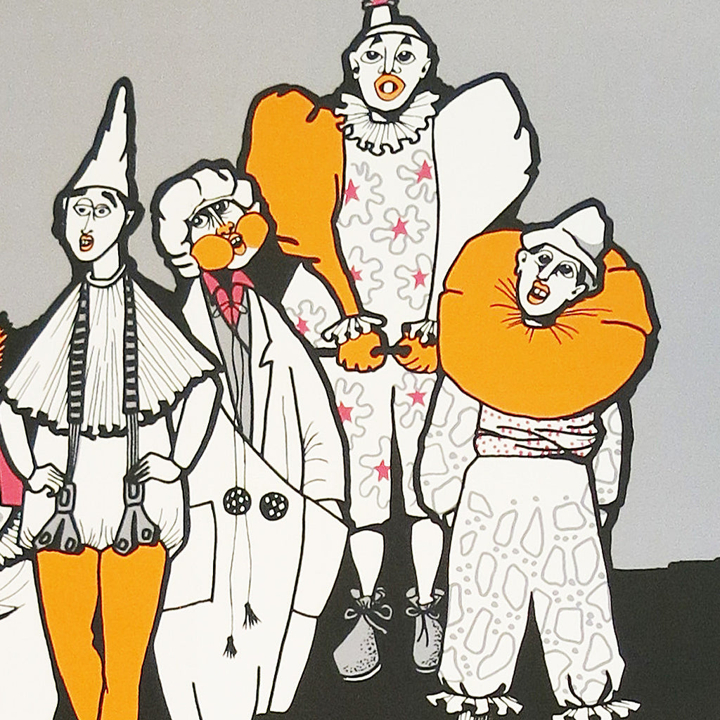 Sechse kommen durch die ganze Welt